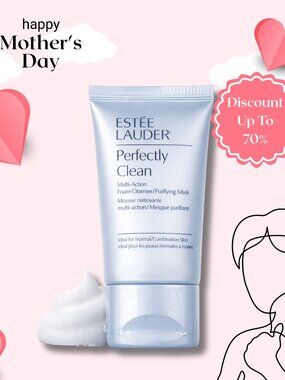 Estee Lauder Perfectly Clean Multi-Action Foam Cleanser 1 Oz